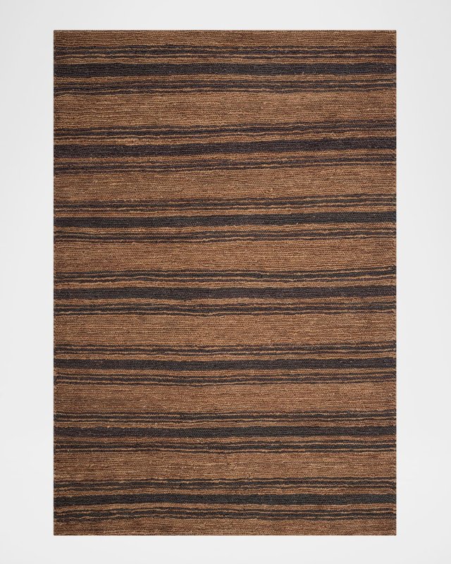 Cliff Stripe Hand-Knotted Rug, 5' x 8'